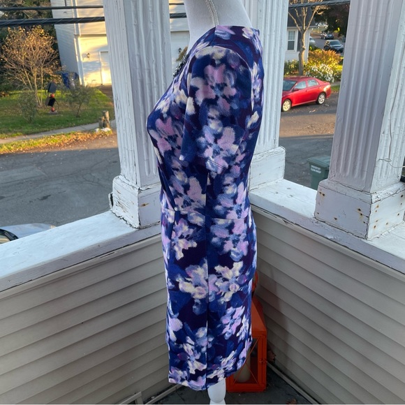 Jessica Simpson Ciara Dress in Purple Lilypad Size S (NWT) - Picture 3 of 12